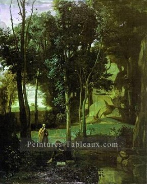  plein Peintre - Democrito et gli Abderiti 1841 plein air romantisme Jean Baptiste Camille Corot